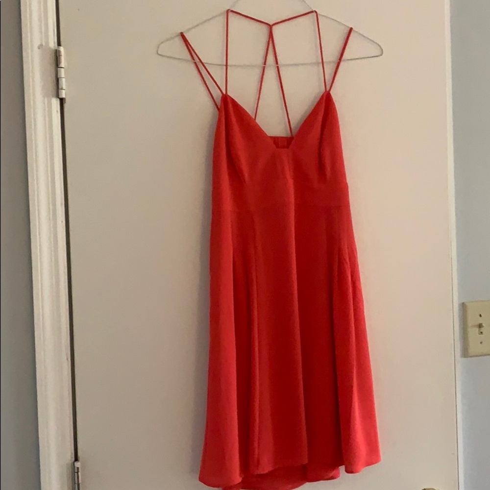Express Keyhole Back Strappy Dress